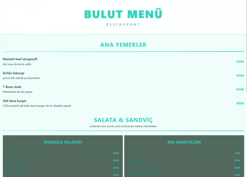 YÜCETÜRK tema önizlemesi