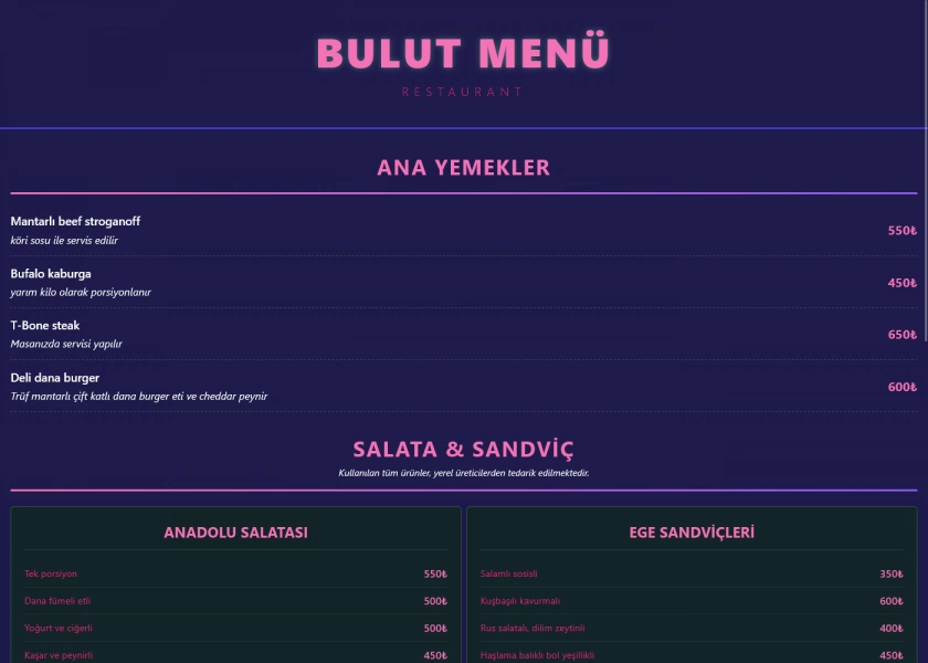 LEYLAK tema önizlemesi